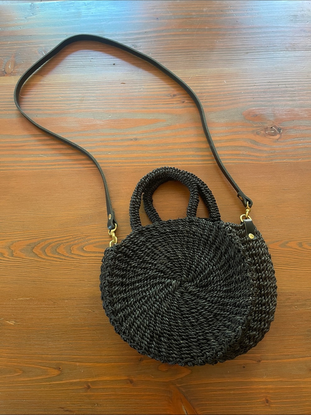 Clare V Black Raffia bag - Picture 2 of 3